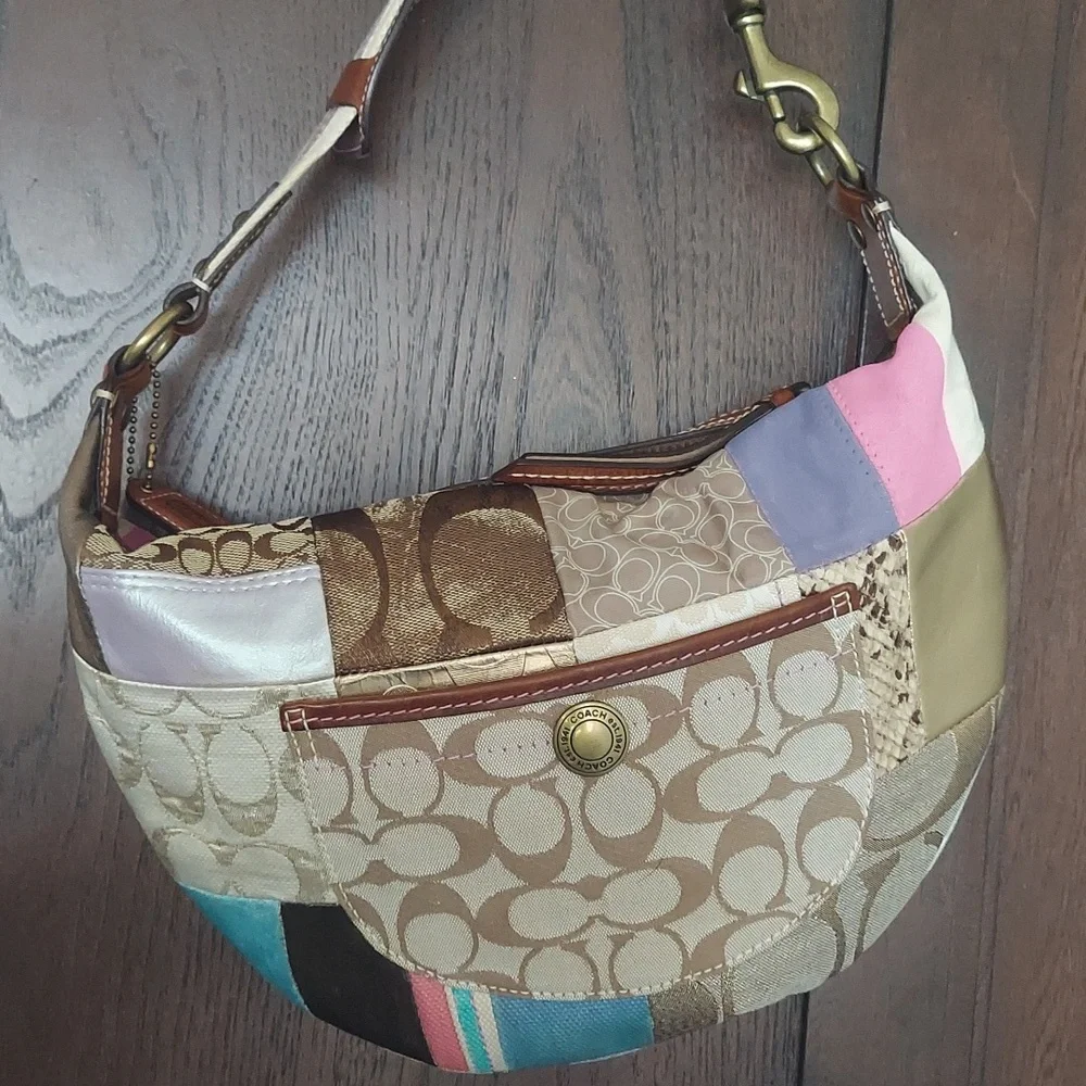 Coach patchwork hobo - Picture 4 of 7